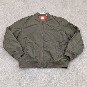 Men's Olive Green Bomber Jacket